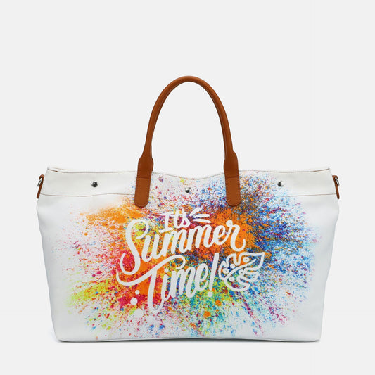 Ynot? Borsa mare SPR002 white
