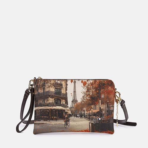 Ynot? Clutch bag YES303 ORANGE BALOON