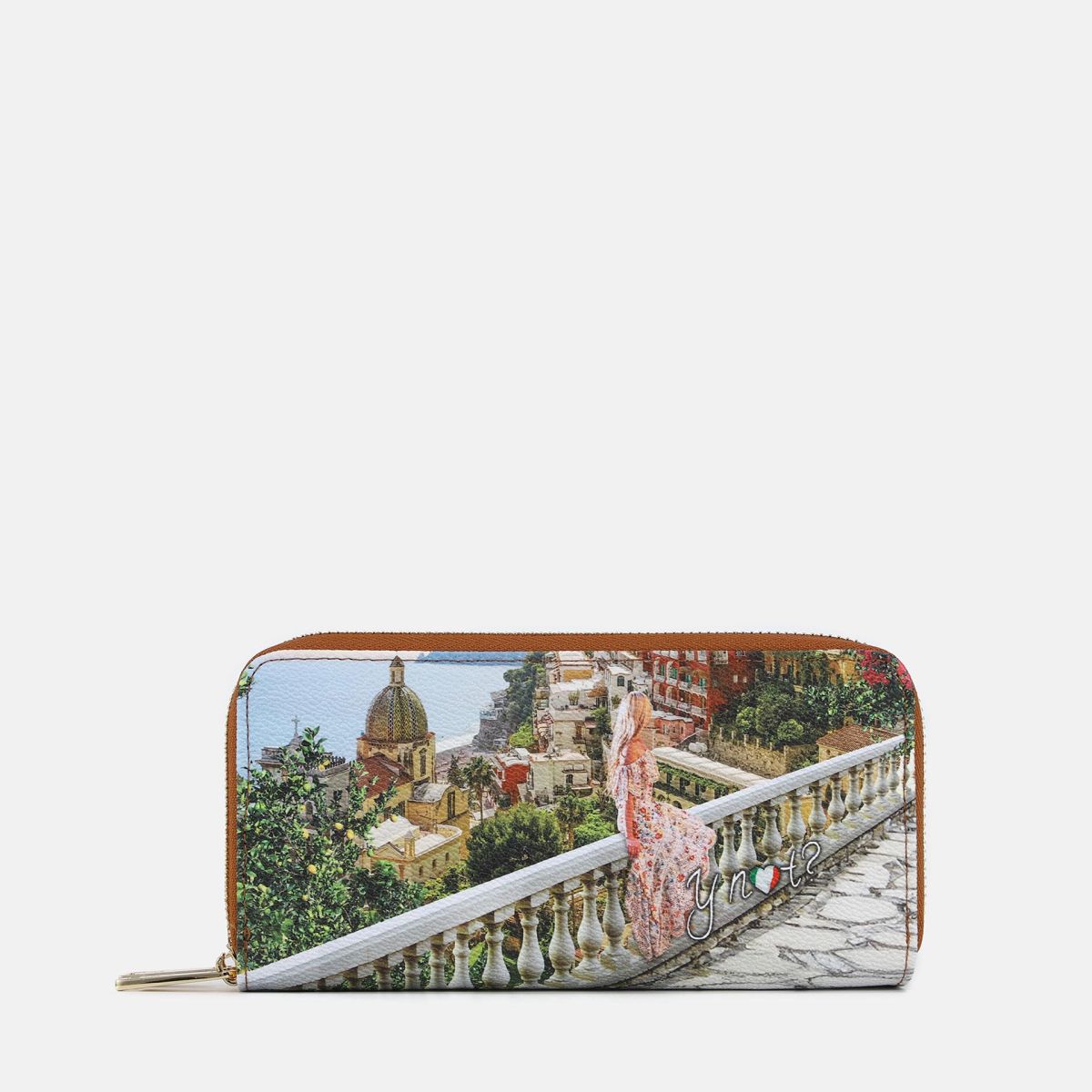 Ynot? Portafoglio doppia zip Dreaming Coast YEs568