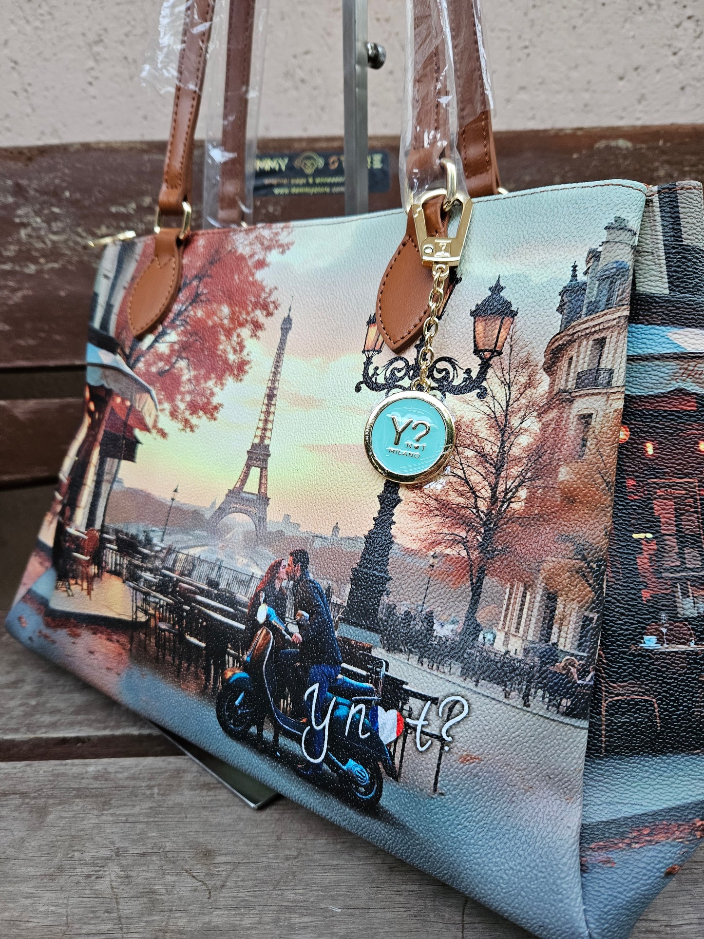 Ynot? Borsa tote Kisses from Paris YES594