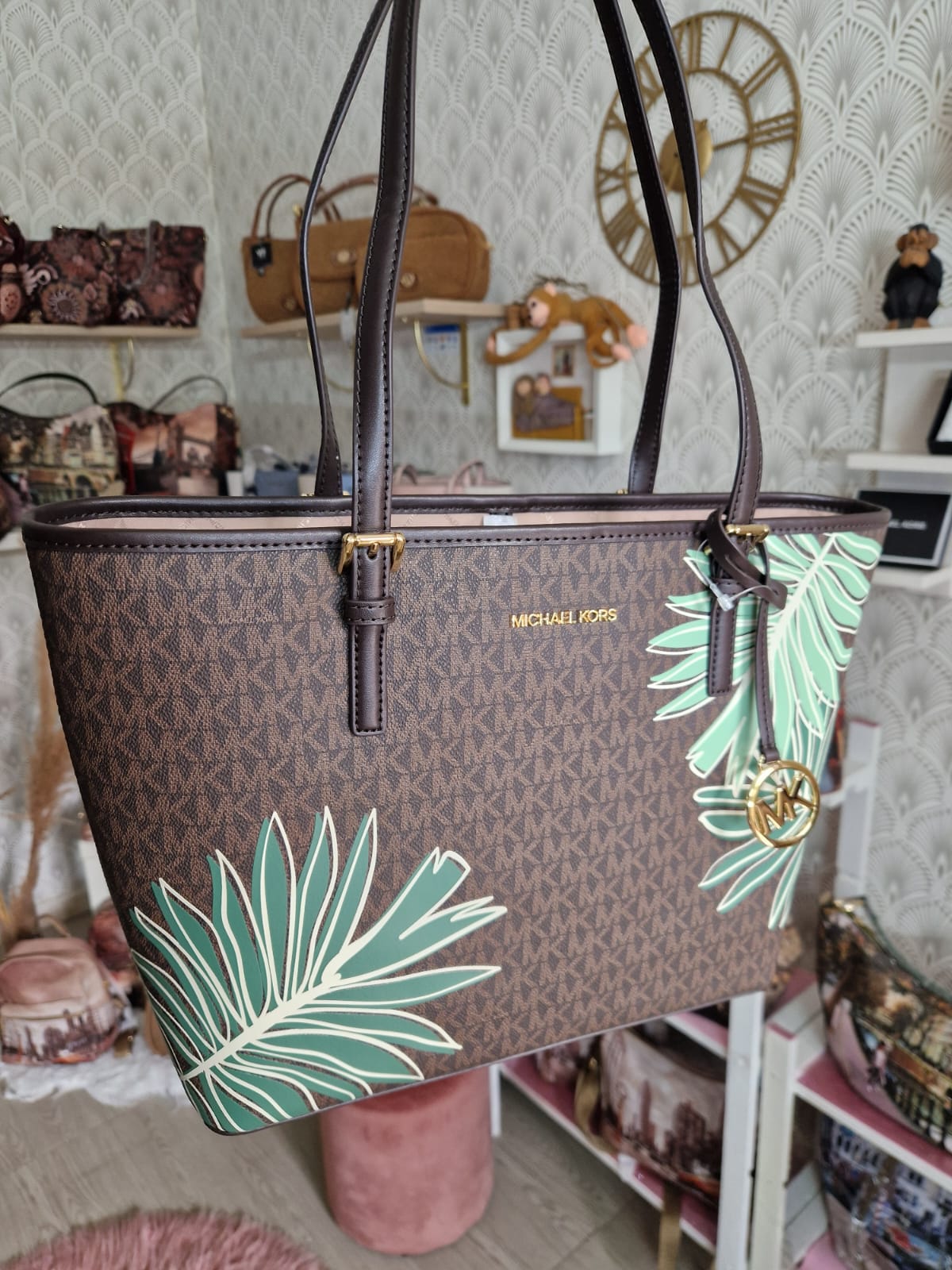 Jet set Carryal brow/green