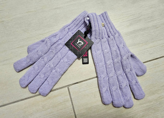 Ynot? Guanti in maglia GTR002 lilla