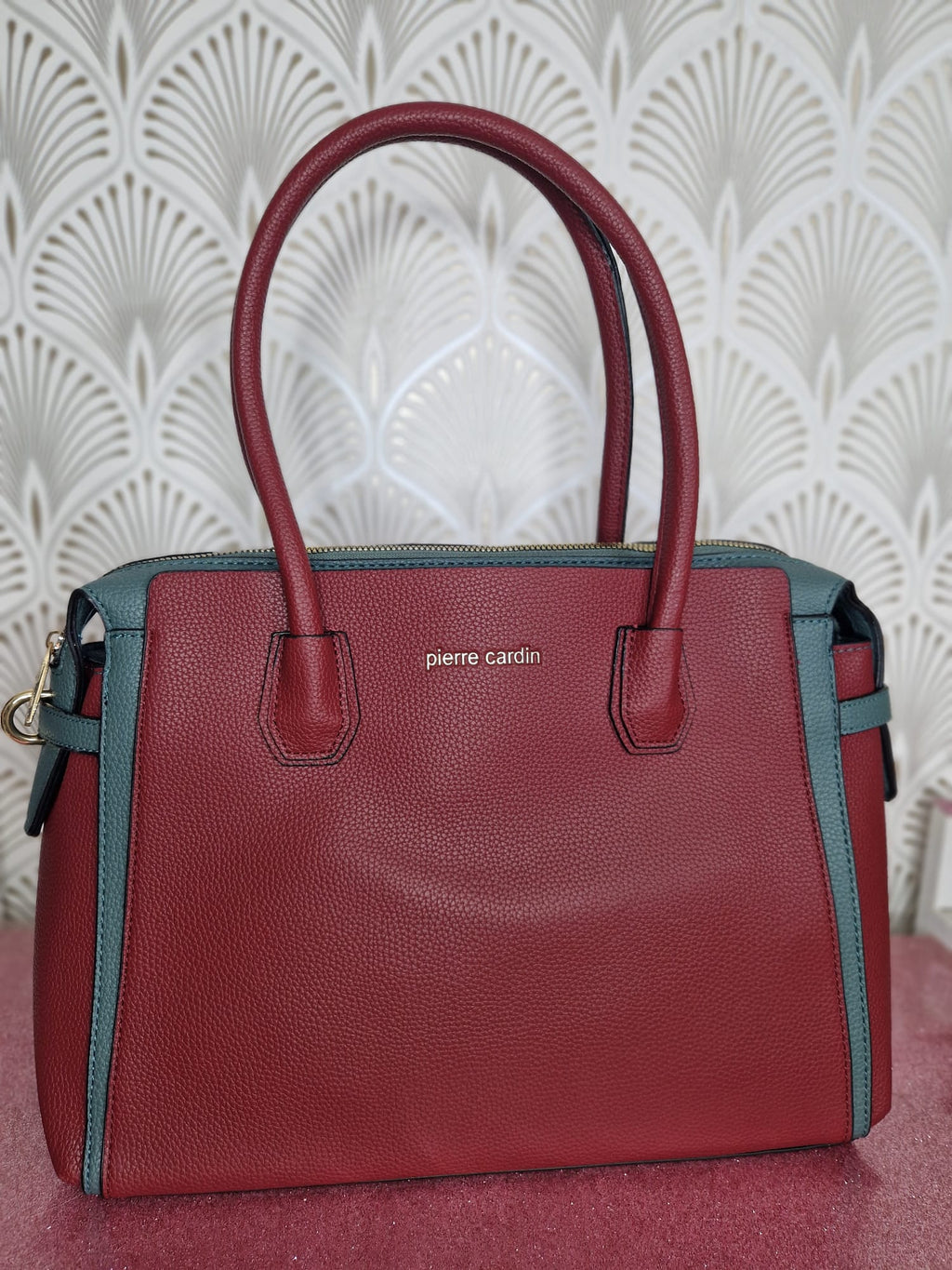 Borsa a mano rossa