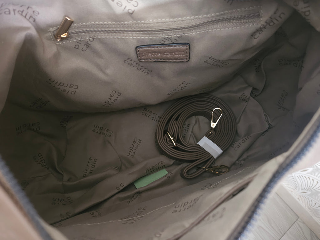 Borsa a spalla taupe