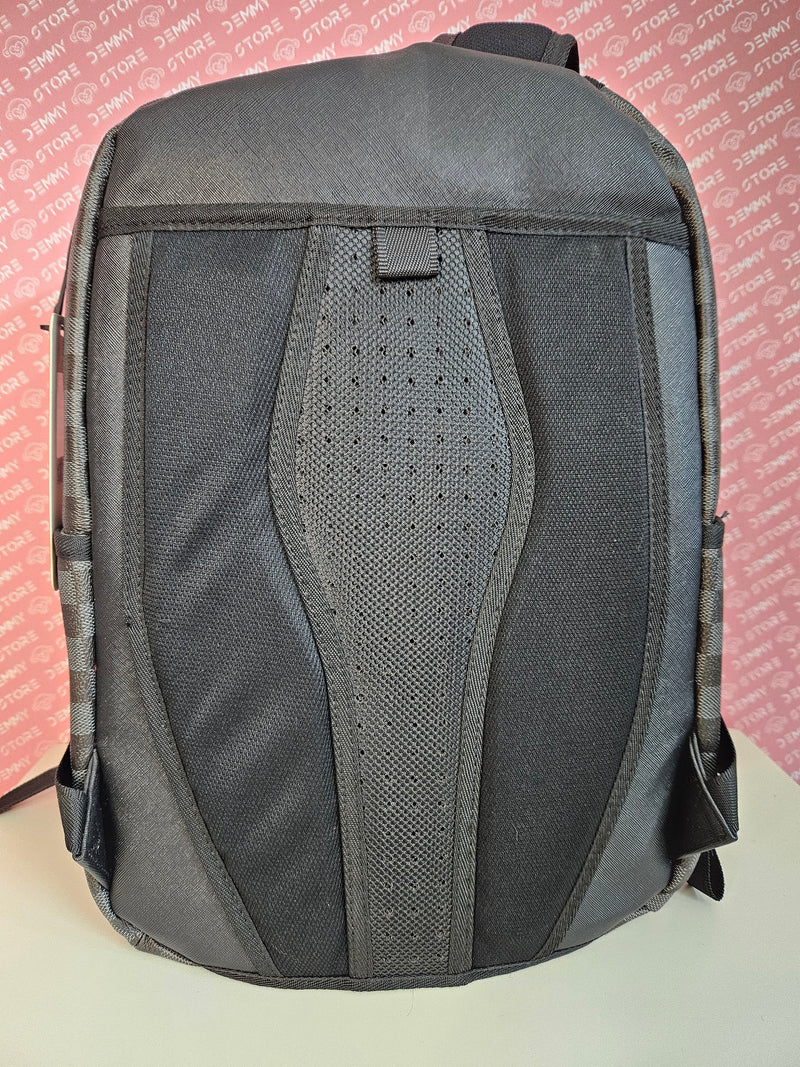 Black motorcycle backpack