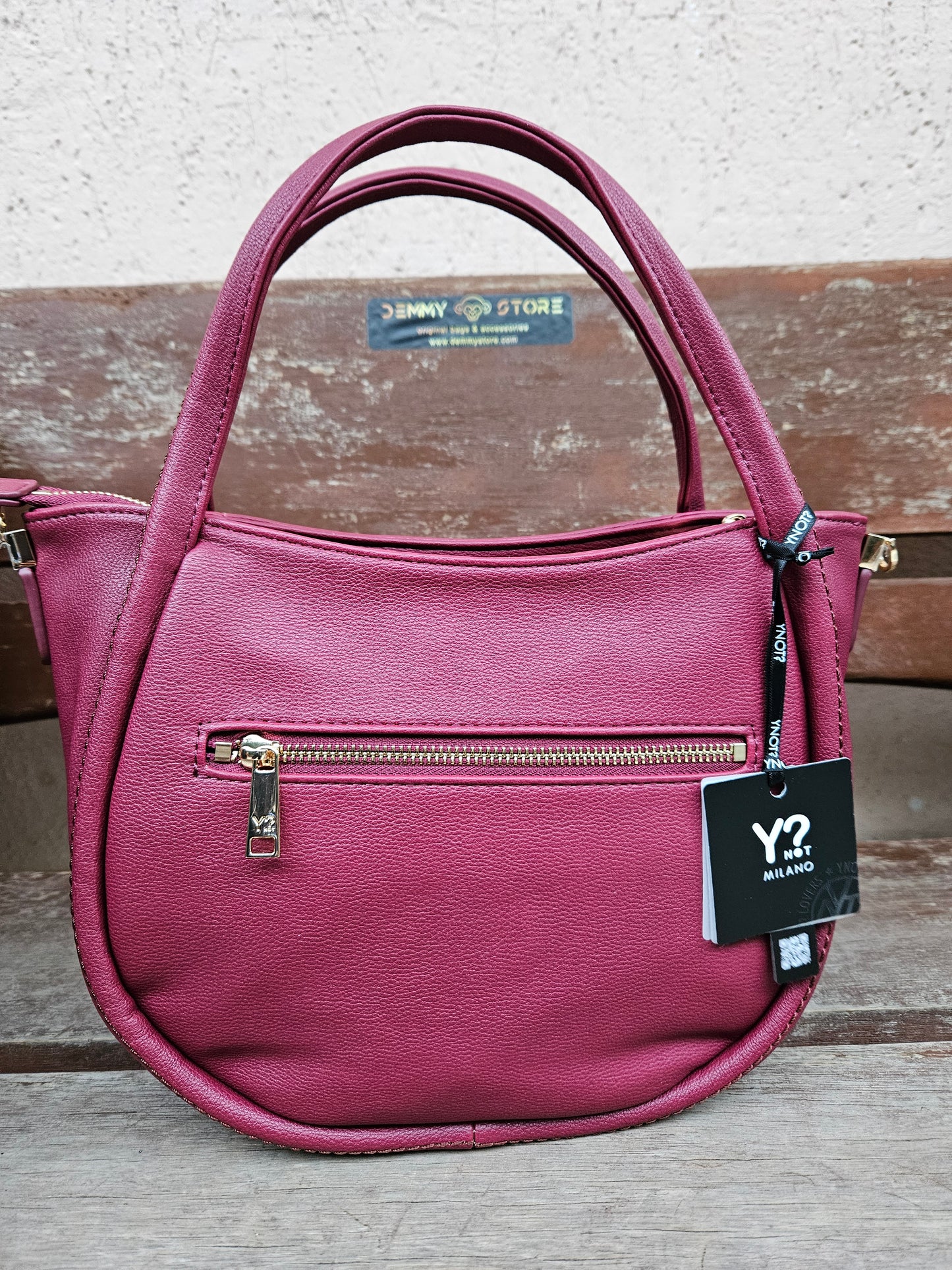 Ynot? Tote small FAN013 cherry