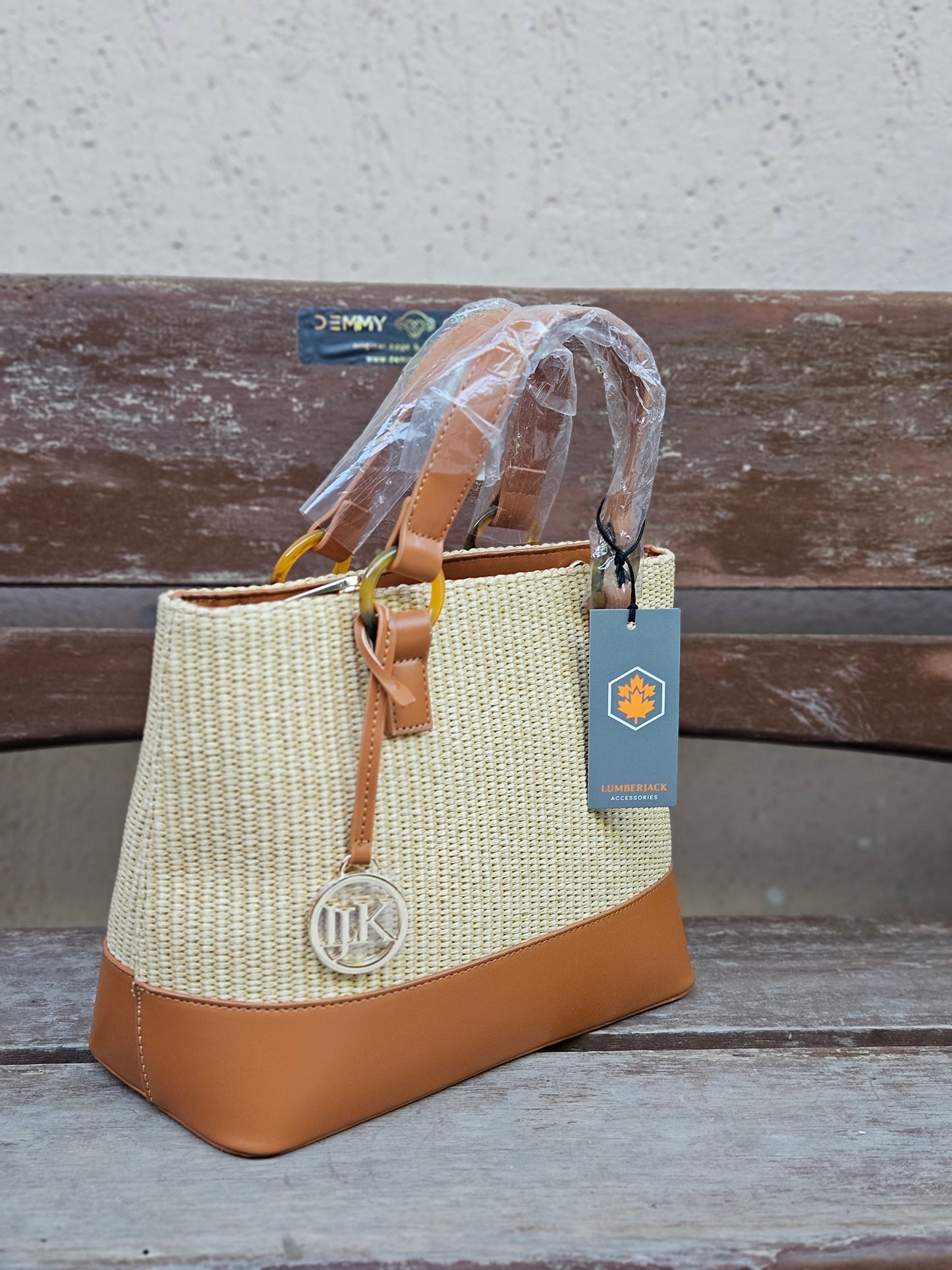 Borsa a mano marrone LKP03WBA1002