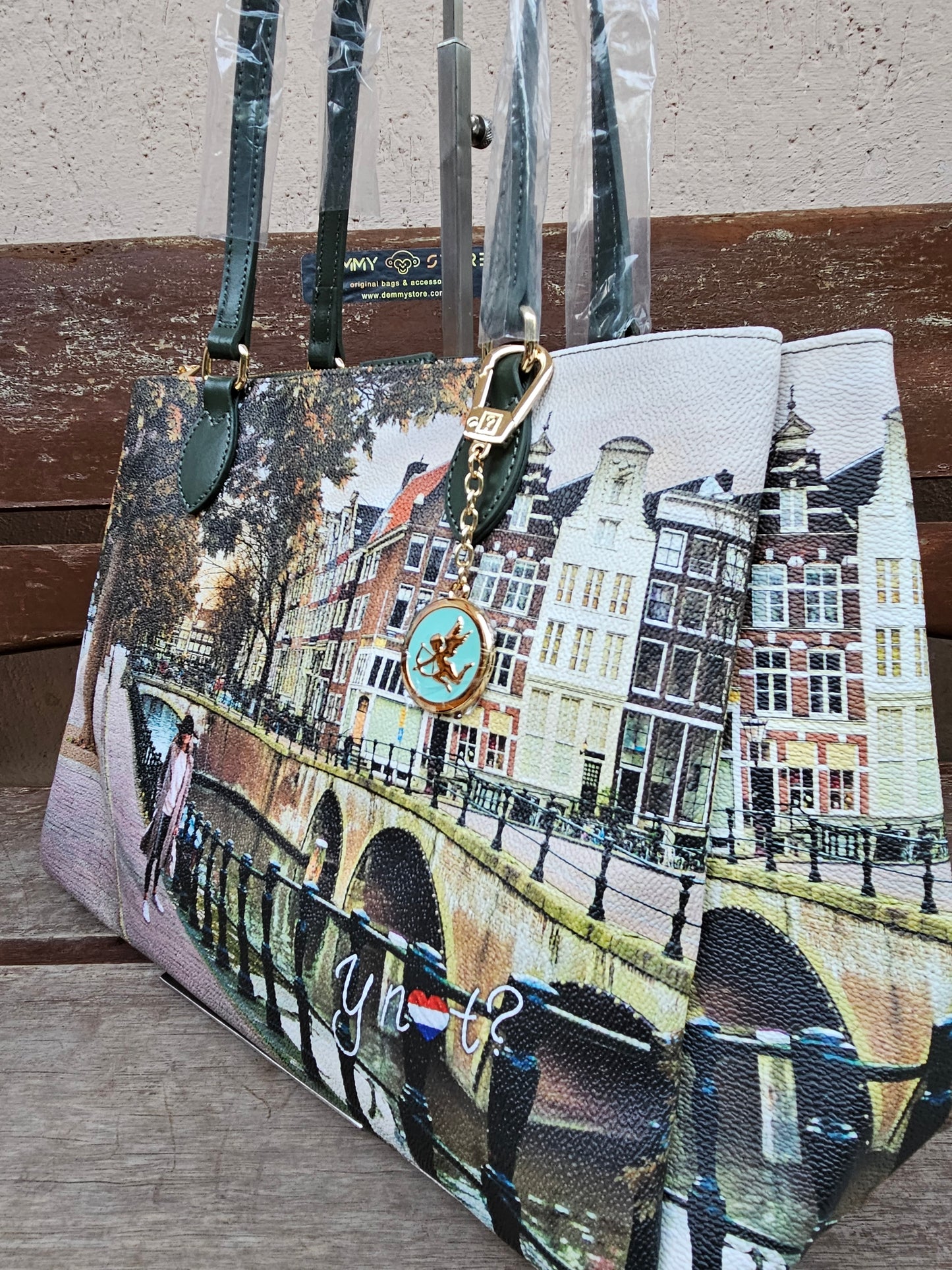 Ynot? Borsa Tote Amsterdam bridge YES594