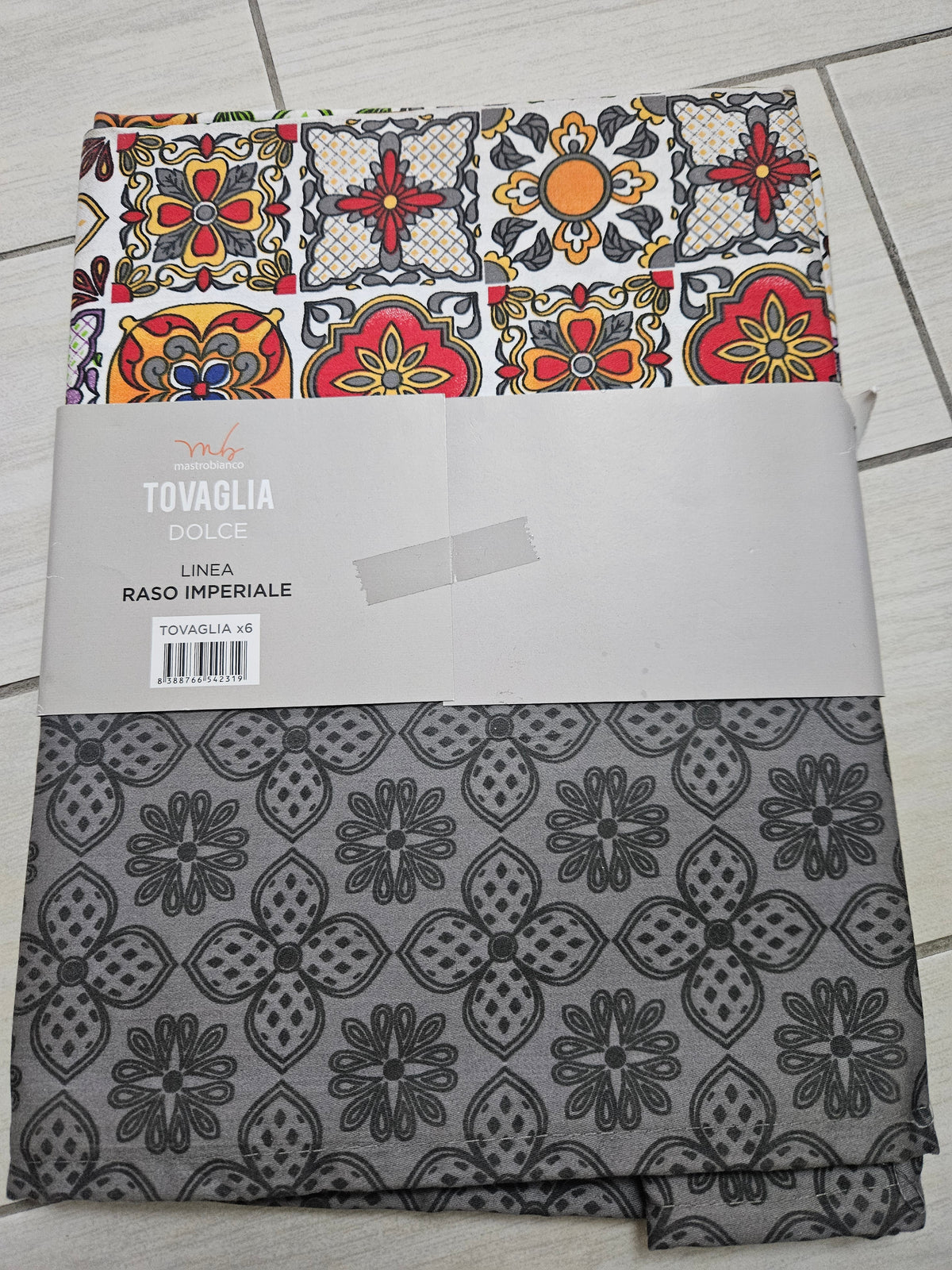 Tovaglia raso 6 posti