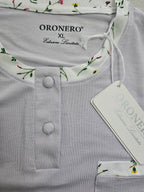 Pigiama donna cotone lilla Xl