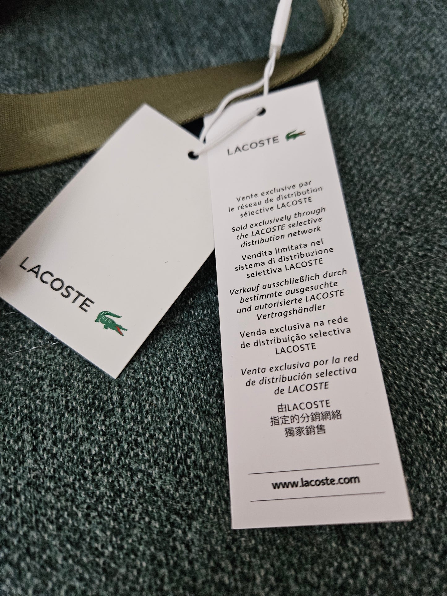Tracolla Lacoste cachi