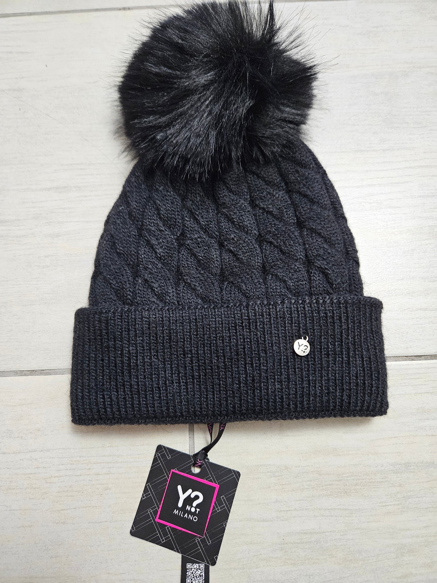 Ynot? Cappello in maglia CTR001 black