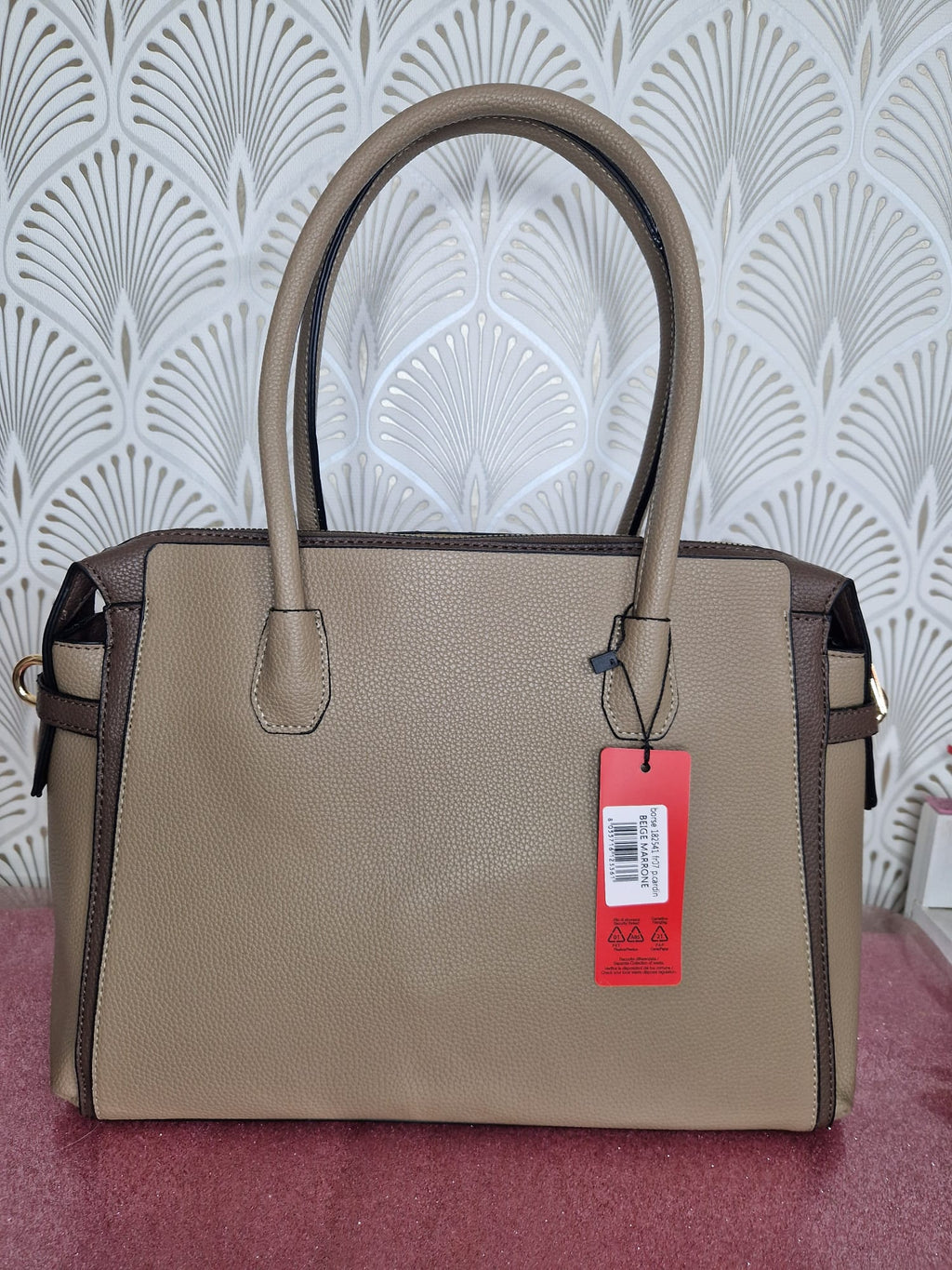 Borsa a mano taupe