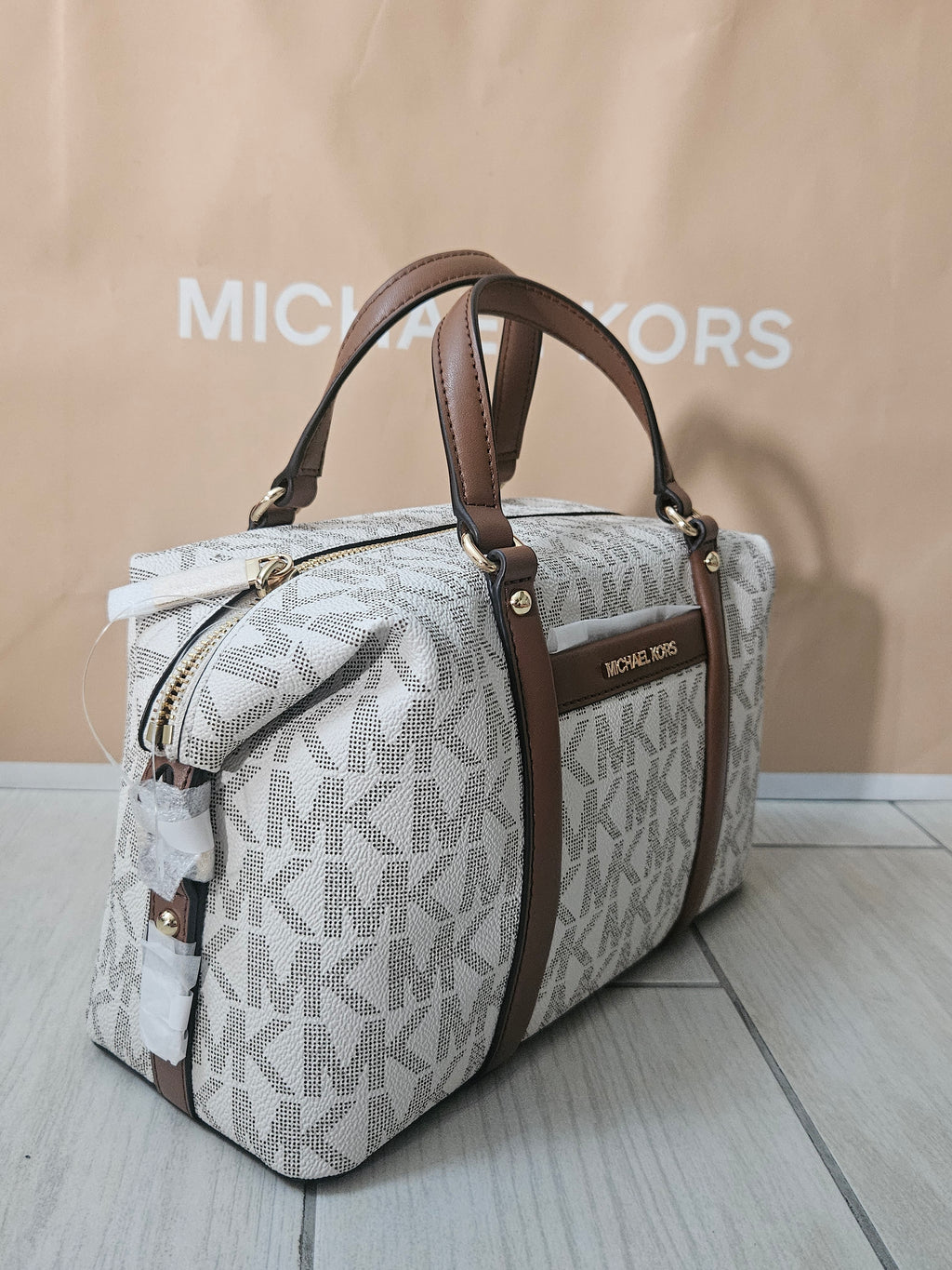 Bauletto Michael Kors Beck vanilla