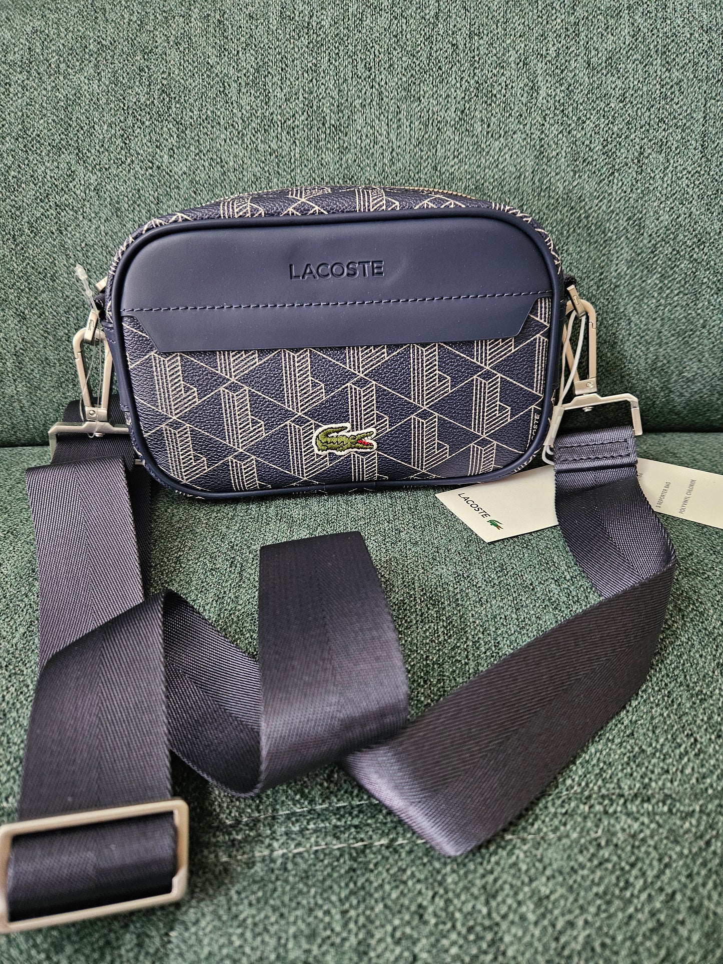 Tracolla Lacoste blu
