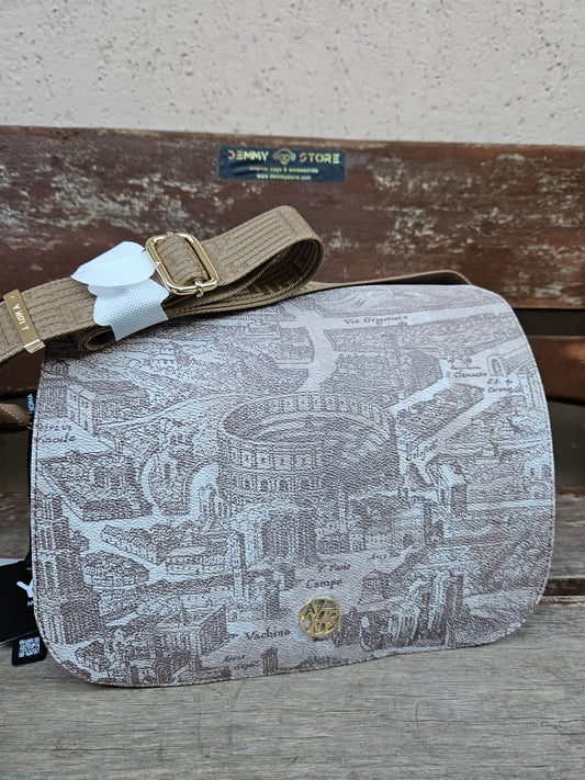 Ynot? Flap bag ETE007 almond