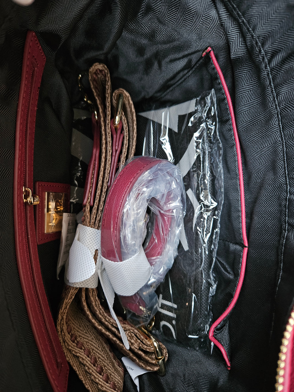 Ynot? Tote small FAN013 cherry