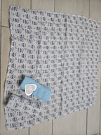 Quadrati Melanie azzurro