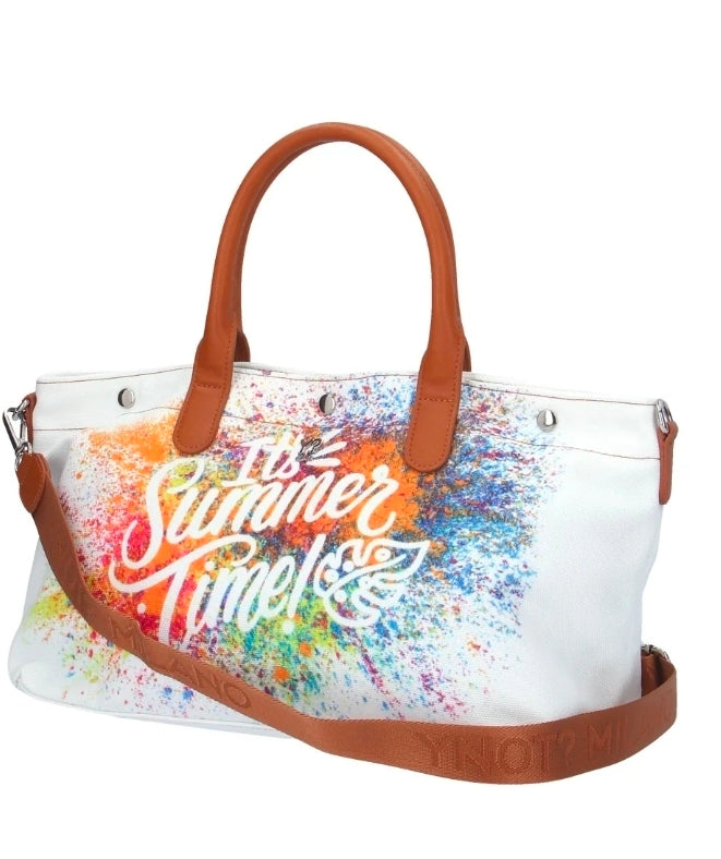 Ynot? Borsa mare SPR003 white
