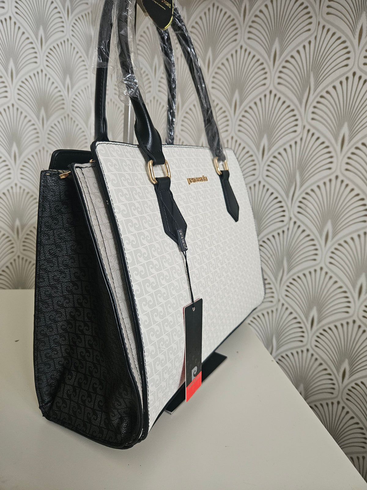 Borsa a spalla bianca