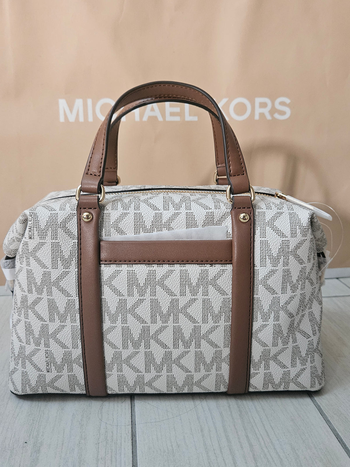 Bauletto Michael Kors Beck vanilla