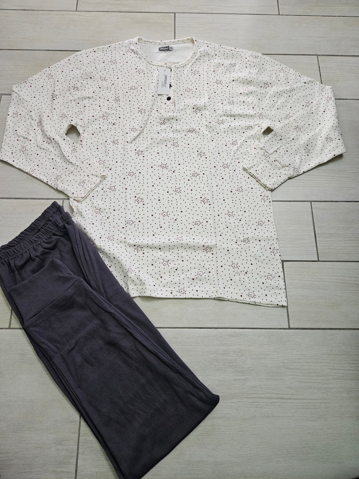 Pigiama caldo cotone XXL