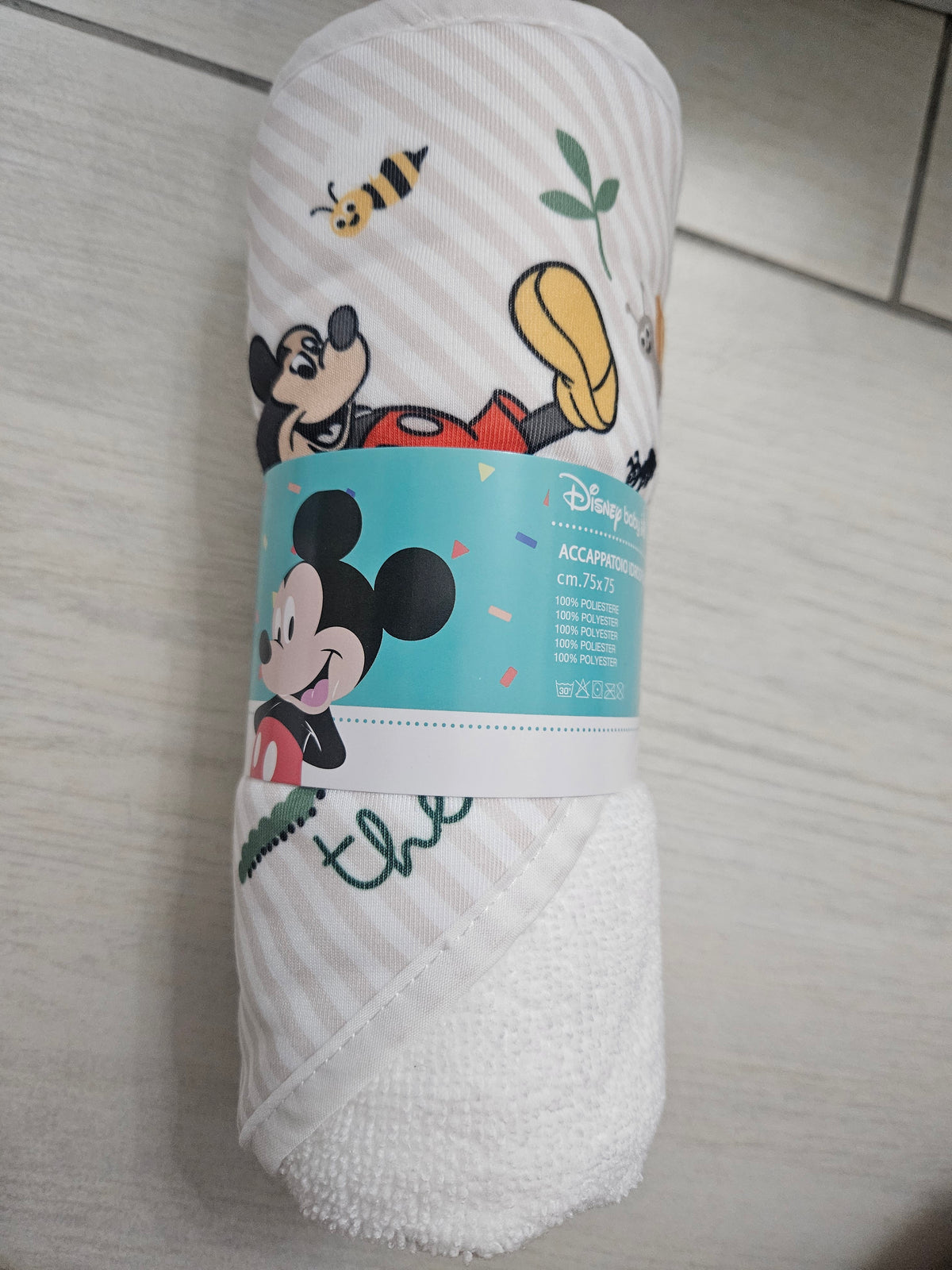Accappatoio/triangolo Mickey Mouse