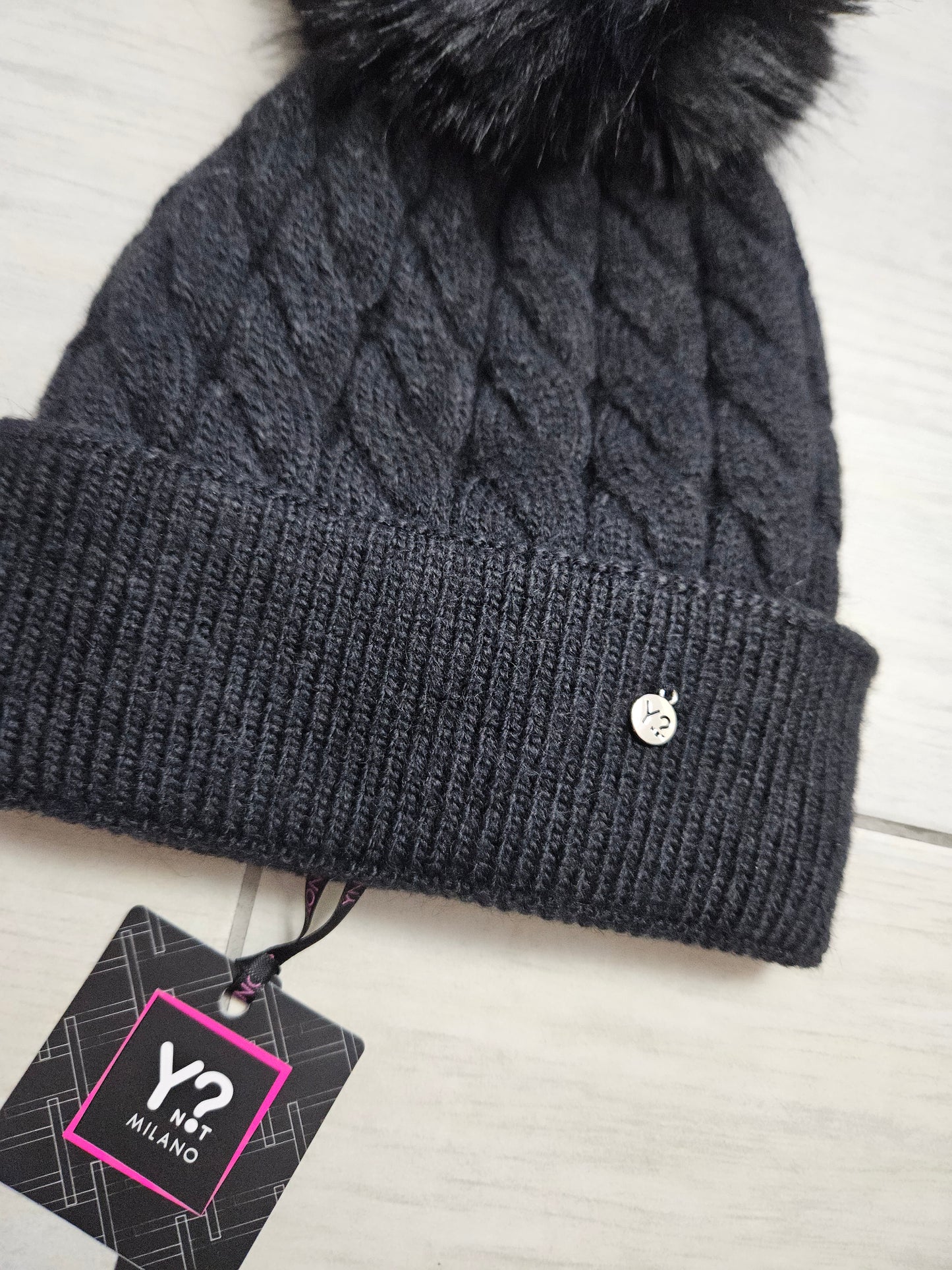 Ynot? Cappello in maglia CTR001 black