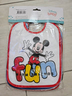 6 bavaglini Mickey Mouse