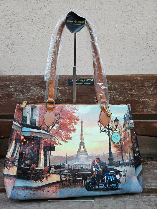 Ynot? Borsa tote Kisses from Paris YES594
