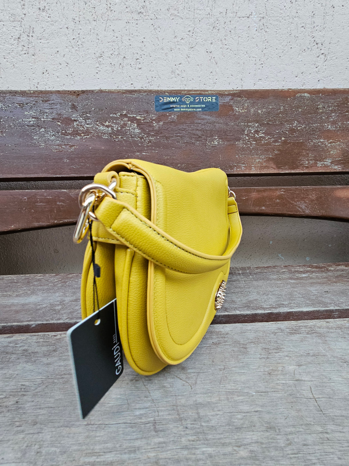Borsa a spalla Gaudì CLAIRE senape
