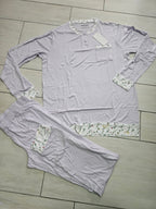 Pigiama donna cotone lilla Xl