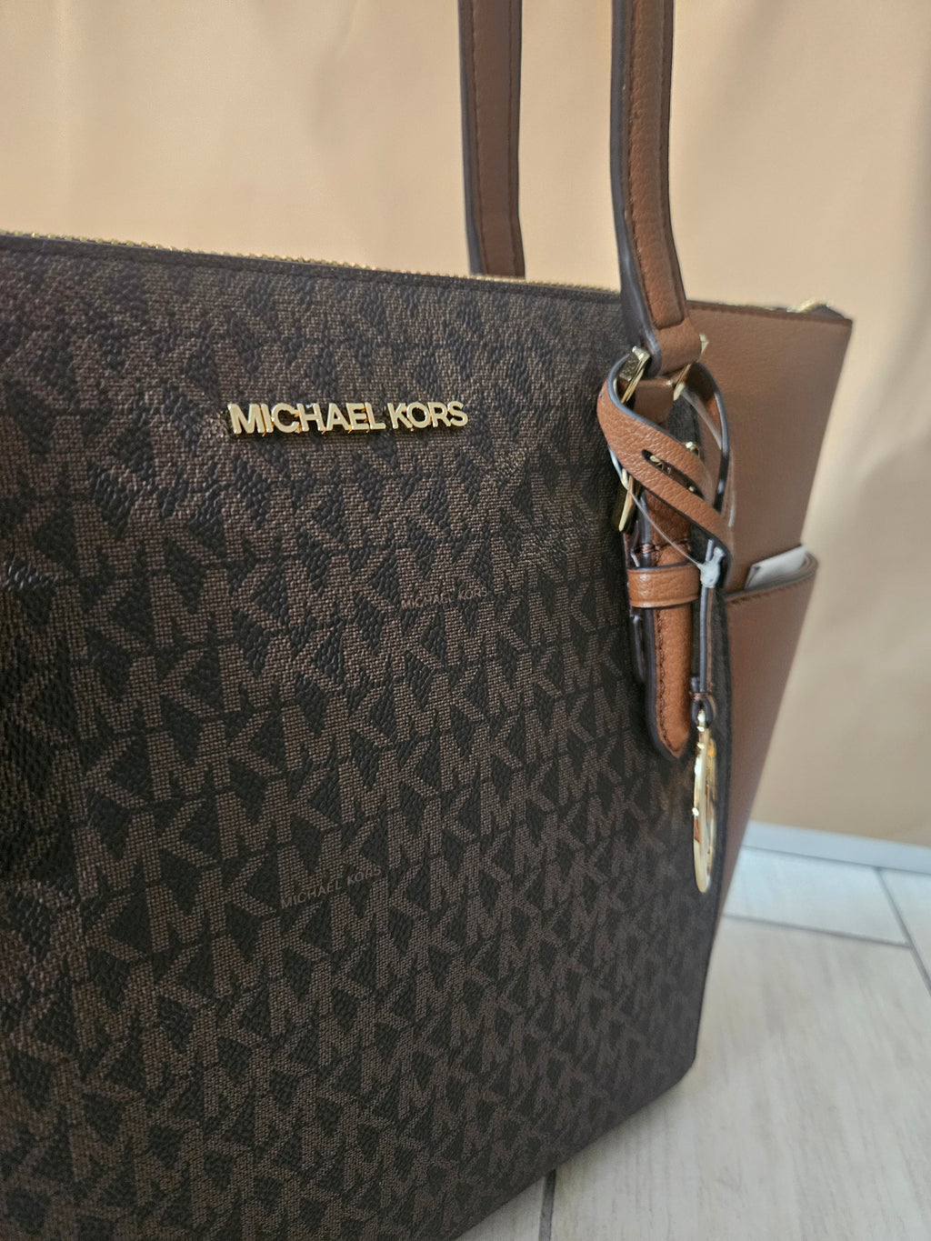 Charlotte Large Tote Bag brown
