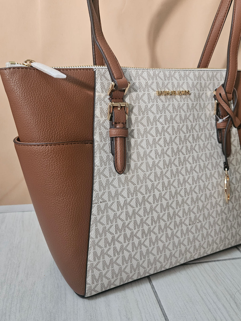 Charlotte large logo tote bag