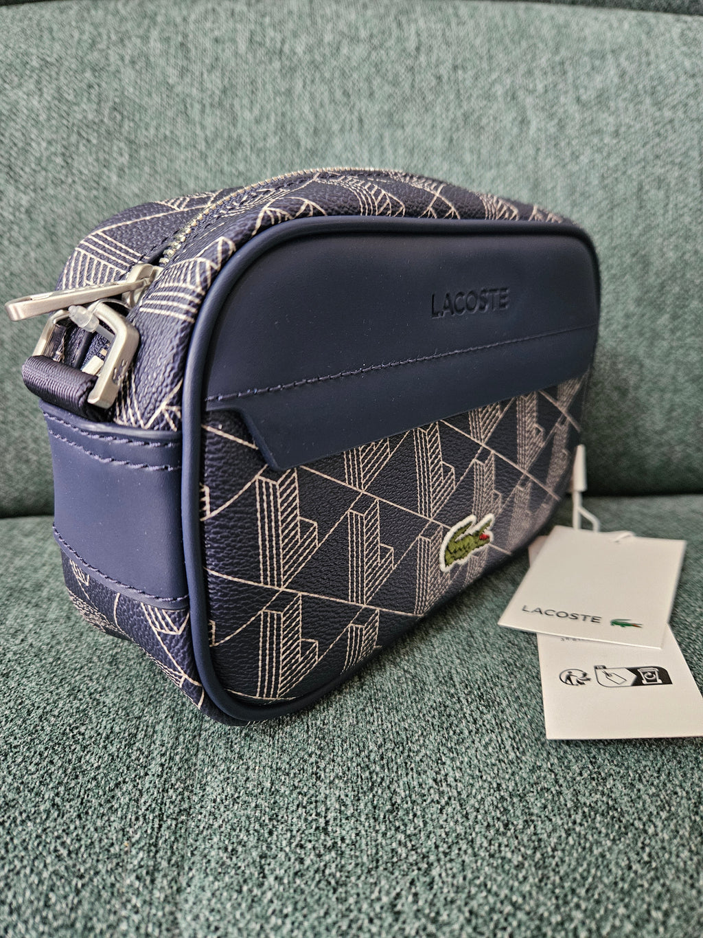 Tracolla Lacoste blu