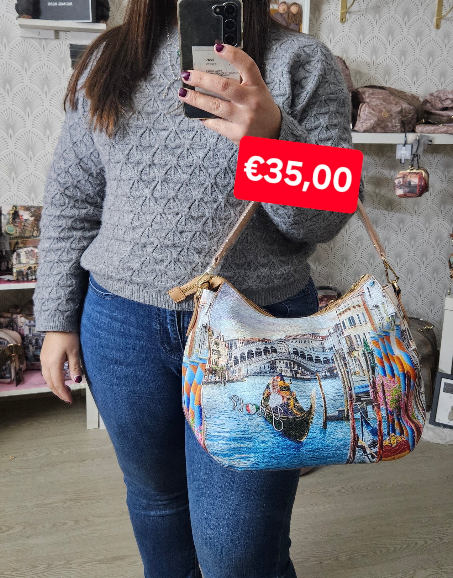 Ynot? Borsa sacca Dream in Venice YES629