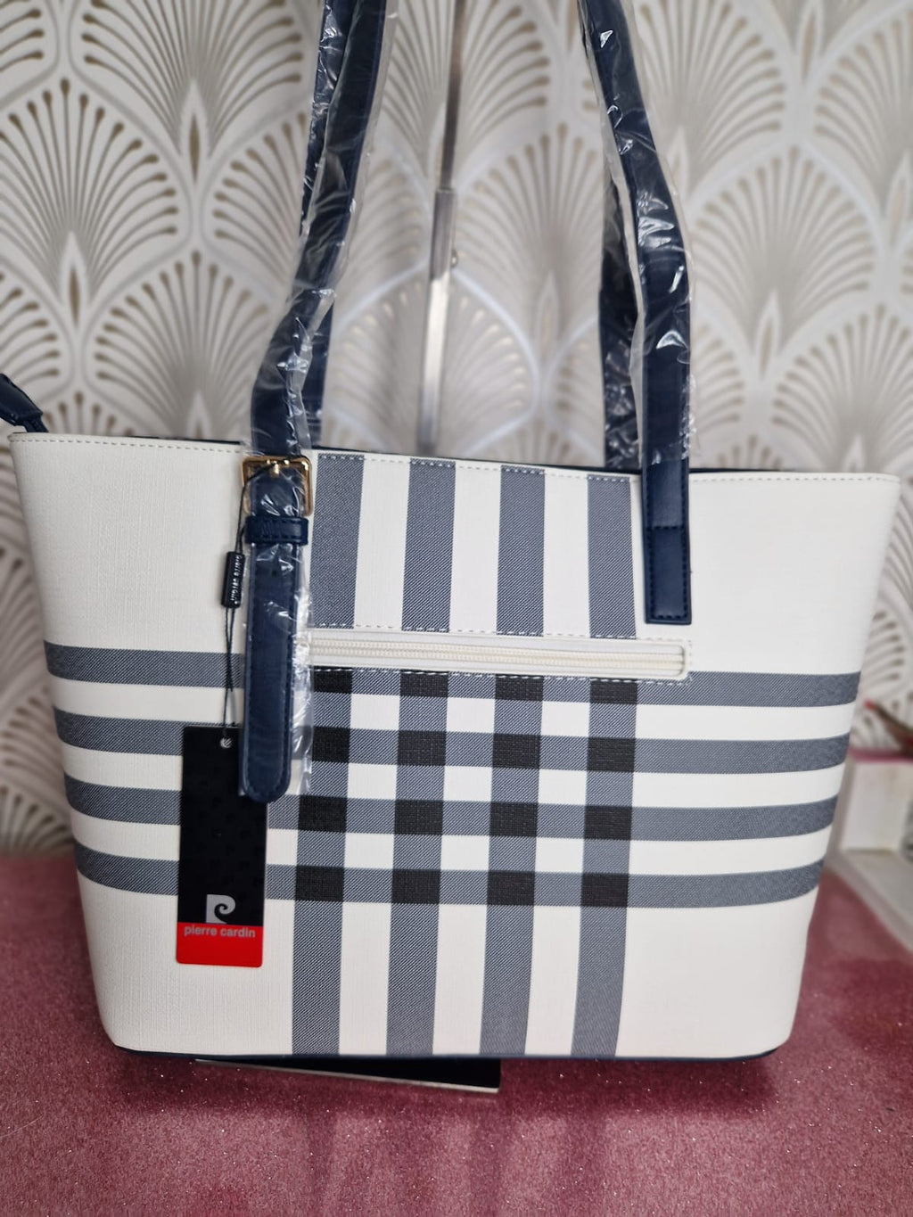 Borsa a spalla bianca