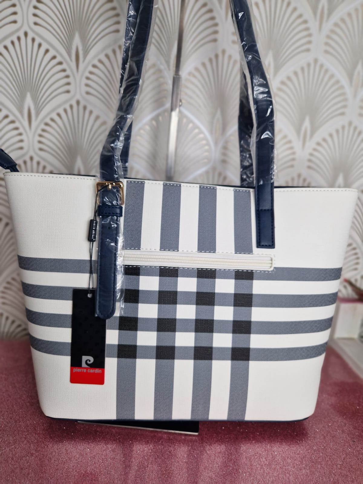 Borsa a spalla bianca