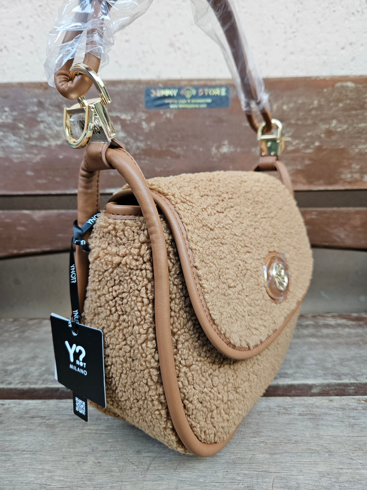 Ynot? Flap bag DEA005 teddy
