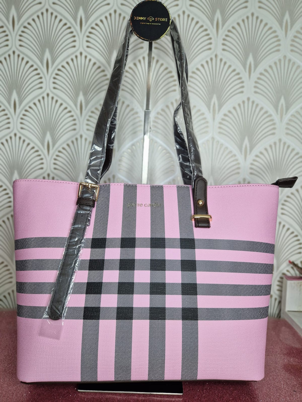 Borsa a spalla rosa