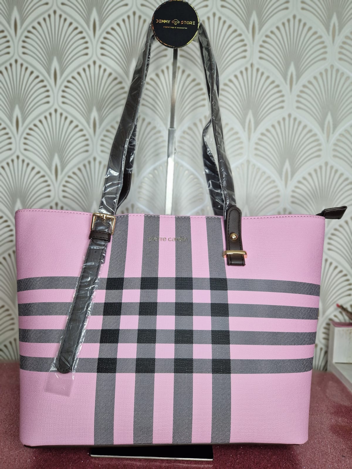 Borsa a spalla rosa