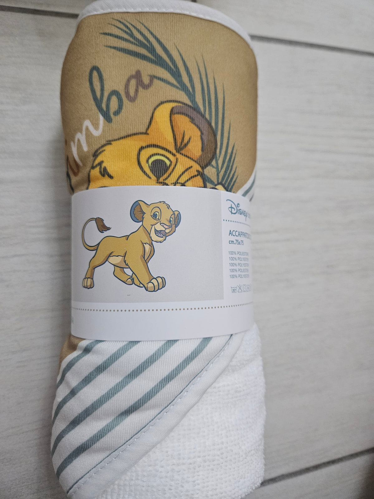 Accappatoio/triangolo Simba