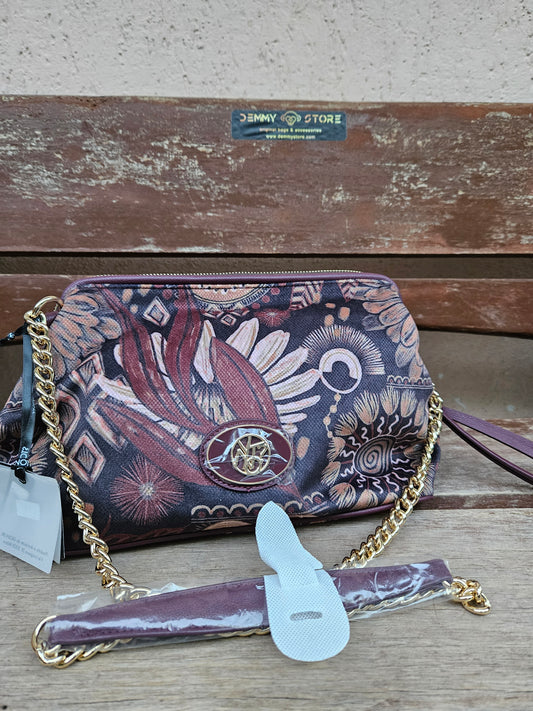 Ynot? Clutch bag IND004 natural