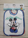 6 bavaglini Mickey Mouse
