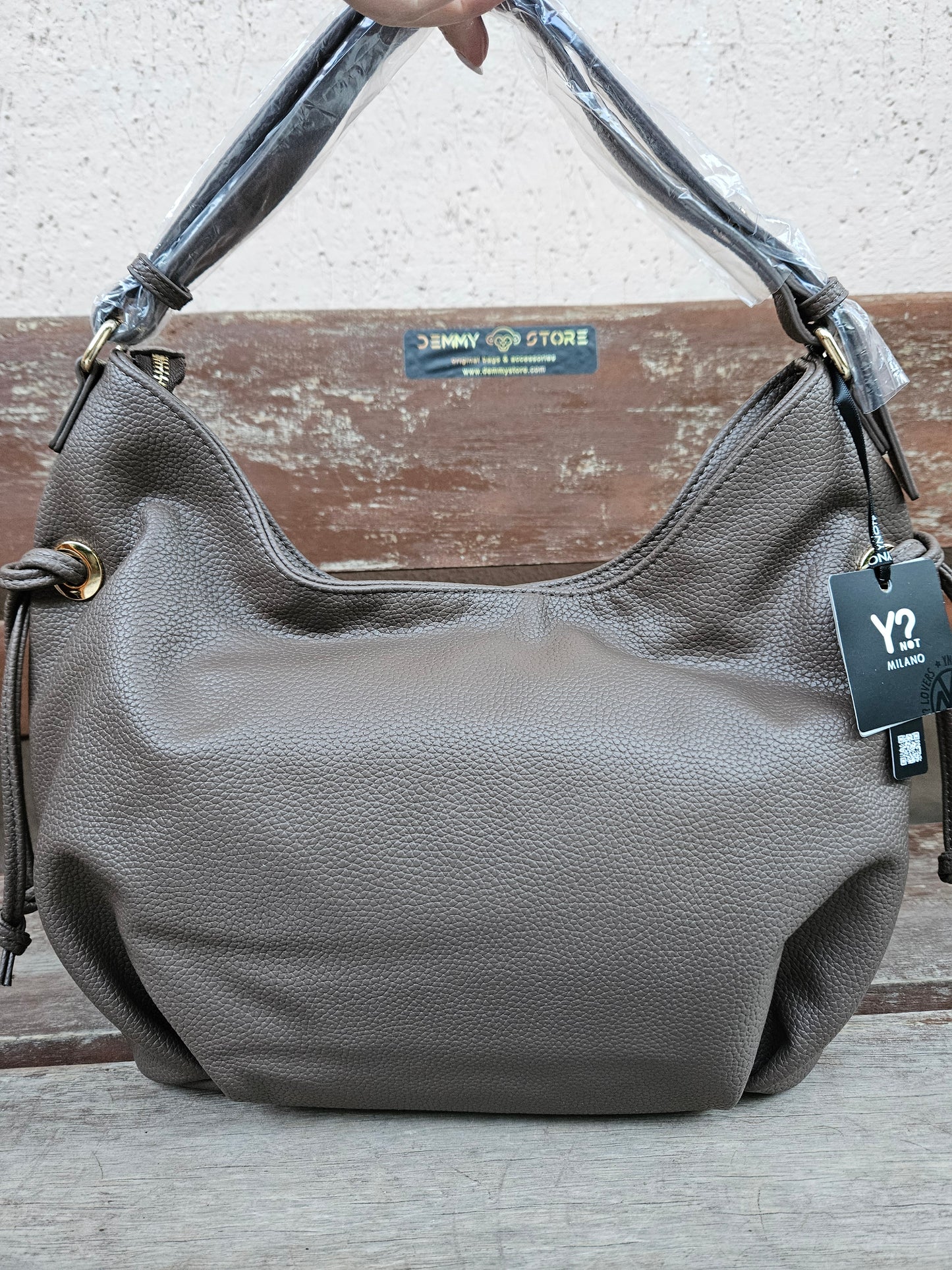 Ynot? Hobo DAF001 taupe