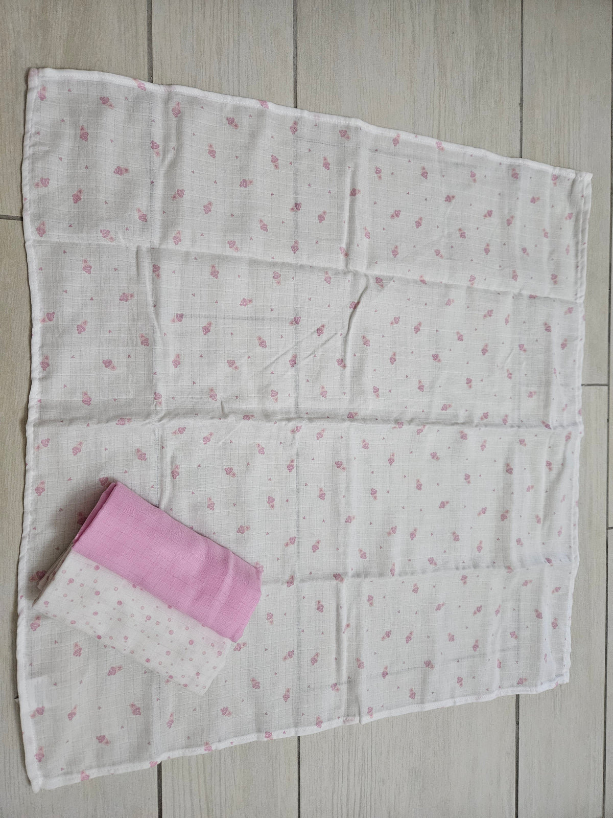 Set quadrati Ellepi rosa