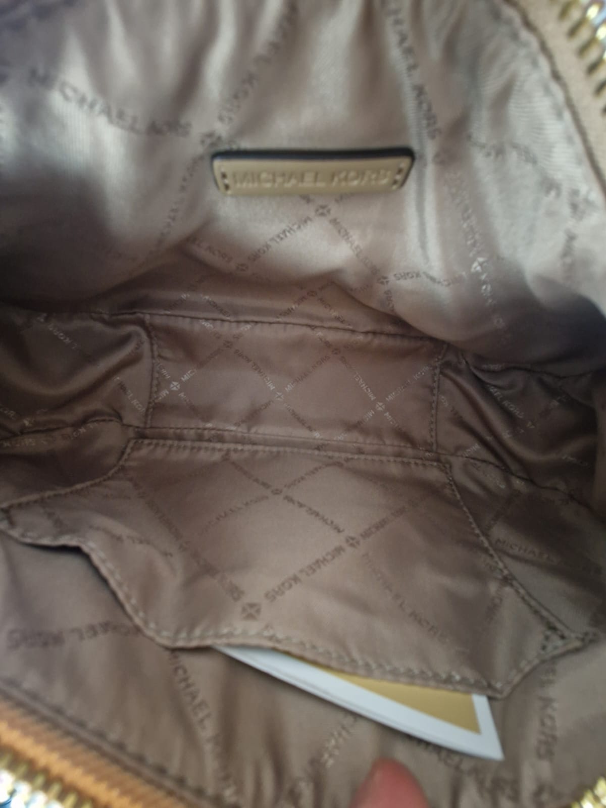 Borsa MK Lucinda camel