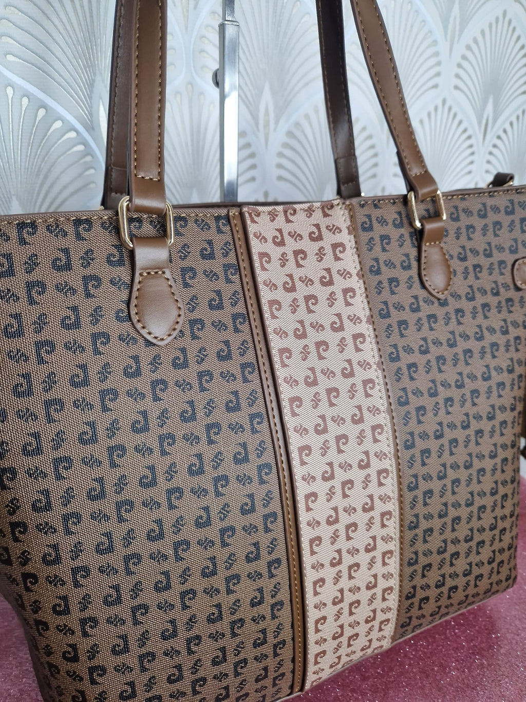 Borsa a spalla marrone