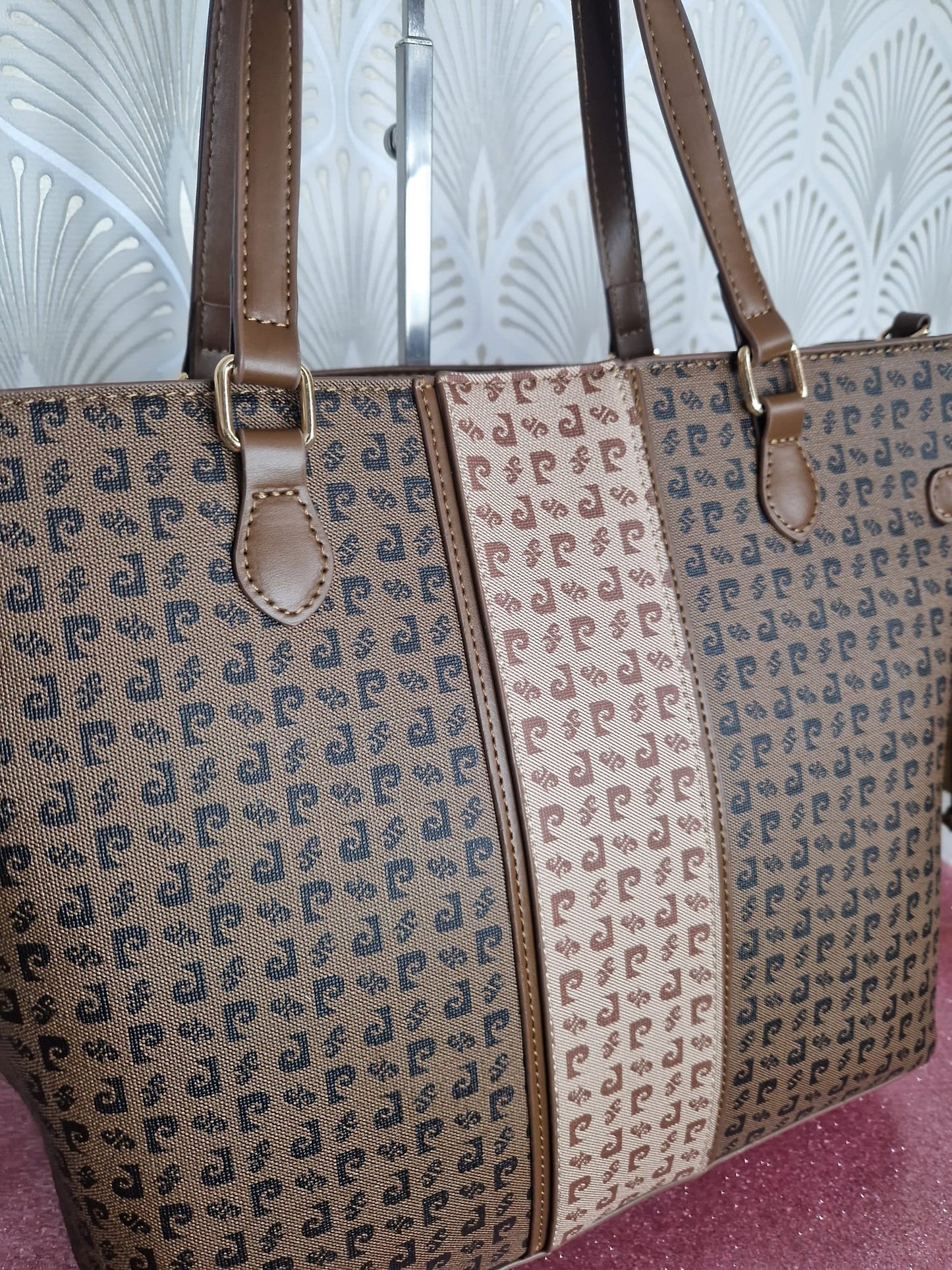 Borsa a spalla marrone