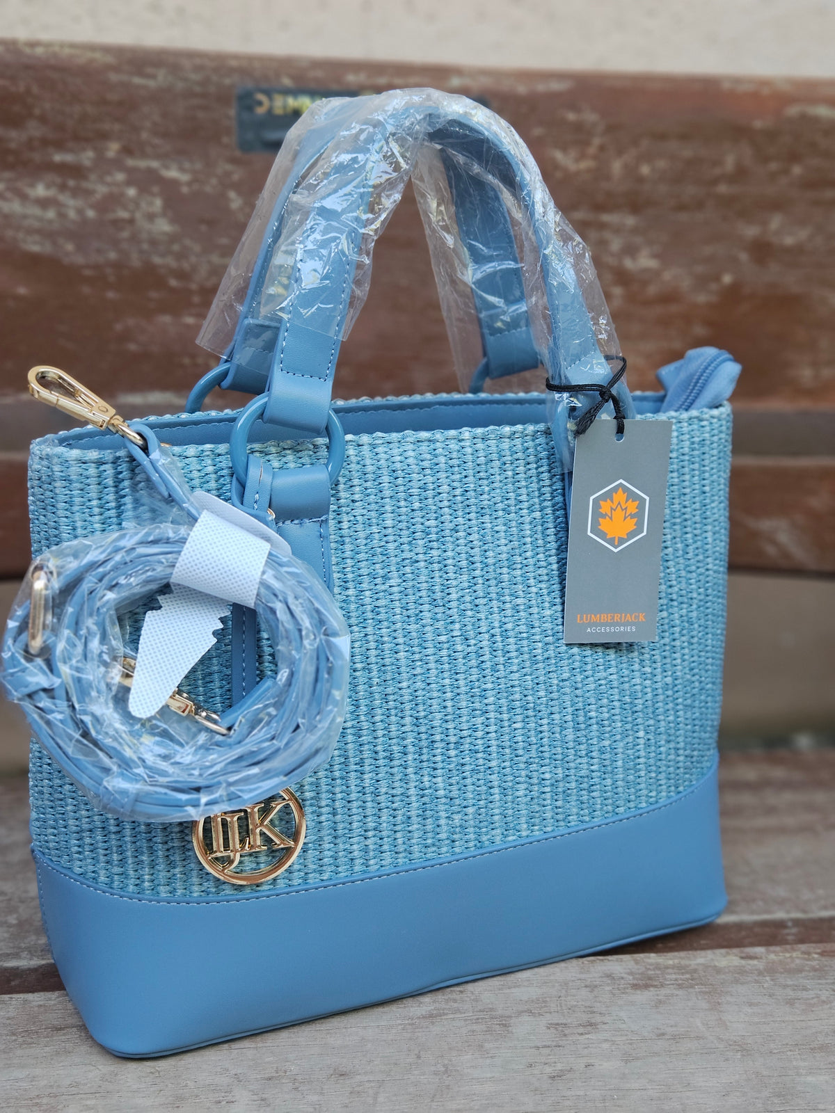 Borsa a mano denim LKP03WBA1002